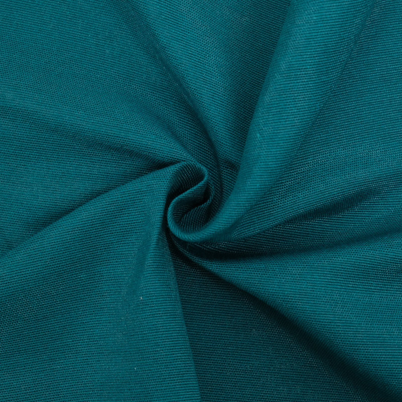 140 cm Cotton-Polyester Canvas with Peacock Print - Maison Klem
